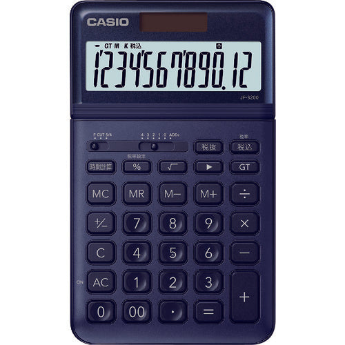 Casio Stylish Calculator (Just Type 12 digits) JF-S200-NY-N 1 unit