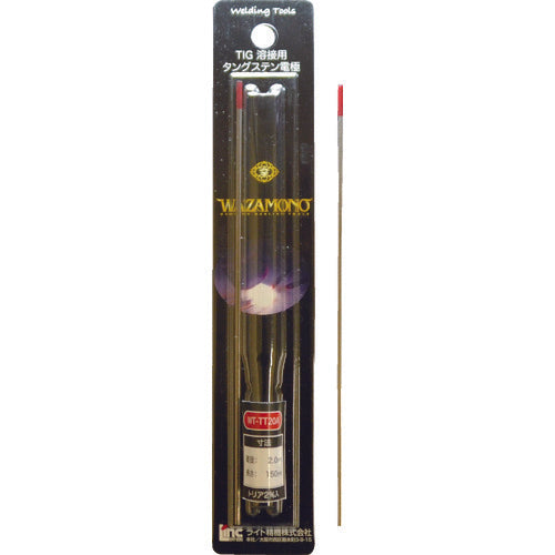 Light WAZAMONO TIG electrode rod Tria 2% 1 piece WT-TT20A 1 PK