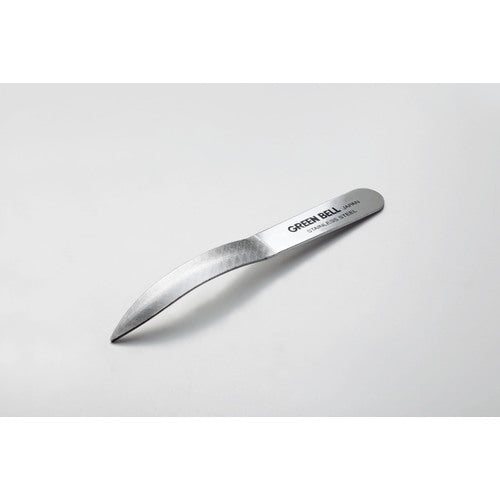 GREENBELL Stainless steel nail file that is gentle on your nails Total length 81mm G-1011 1 piece