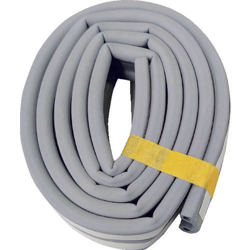 槌屋　戸当りすき間テープ　Ｐ型　グレー　TSP-001　1 巻