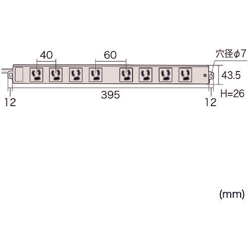 SANWA Construction Site Tap TAP-K8-10 1 piece