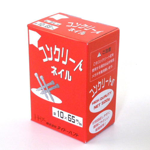 ＤＡＩＤОＨＡＮＴ　コンクリート釘　５００ｇ　３．７Ｘ６５　00021044　1 箱