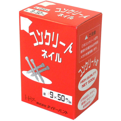 ＤＡＩＤОＨＡＮＴ　コンクリート釘　５００ｇ　３．９８Ｘ５０　00021048　1 箱