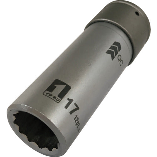 ＭＵＳＴＴＯＯＬ　ＱＣソケット　シングル　１７ｍｍ　１２角　ＩＭ―４Ｗ１７―１２Ｋ　19801　1 個