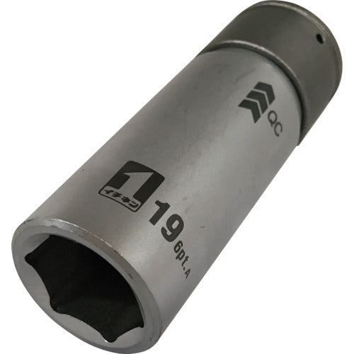 ＭＵＳＴＴＯＯＬ　ＱＣソケット　シングル　１９ｍｍ　６角　ＩＭ―４Ｗ１９―６Ｋ　19803　1 個