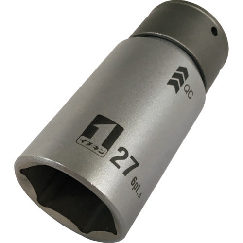 MUSTTOOL QC 소켓 싱글 27mm 6각 IM-4W27-6K 19809 1개