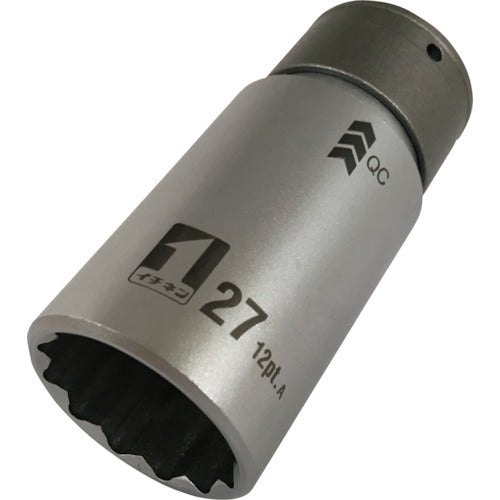 MUST TOOL QC Socket Single 27mm 12-sided IM-4W27-12K 19810 1 piece