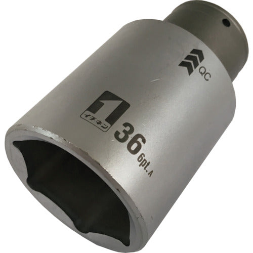 ＭＵＳＴＴＯＯＬ　ＱＣソケット　シングル　３６ｍｍ　６角　ＩＭ―４Ｗ３６―６Ｋ　19813　1 個