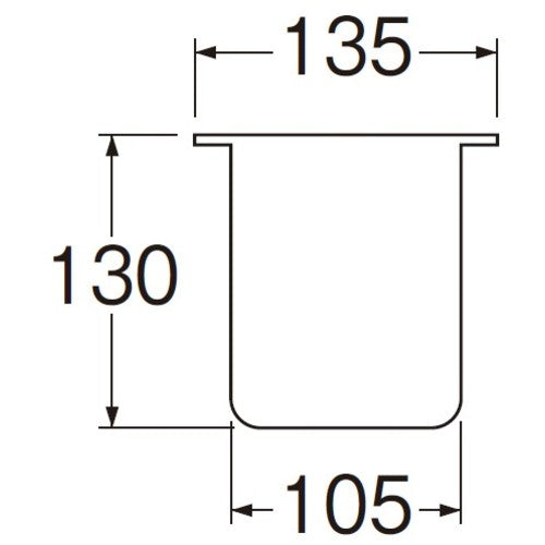 SANEI Sink Drain Plug PC Basket H650AF-1 1 pc