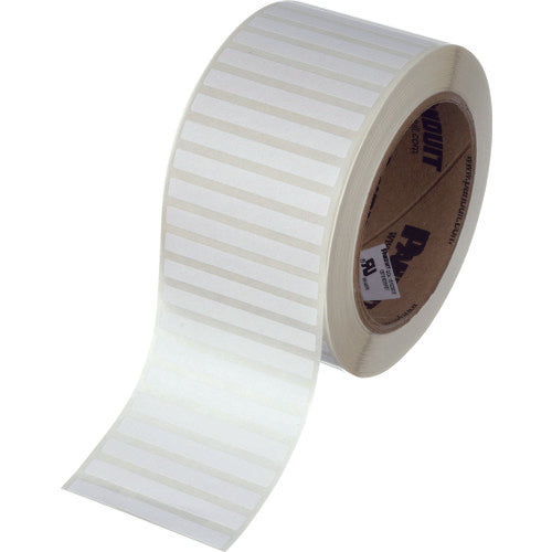 PANDUIT Thermal Transfer Printer Labels Polyester White Size 19.1mm x 6.4mm 10,000 Sheets C075X025YJT C075X025YJT 1 Box