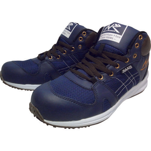 Nissin Protective Sneakers Mid Cut Navy 27.0cm V906MG-NV-27.0 1 pair