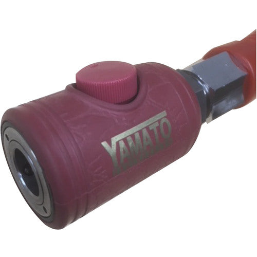 Yamato PVC soft braided air hose (with button-type coupling) TAC85-10BT 1 piece