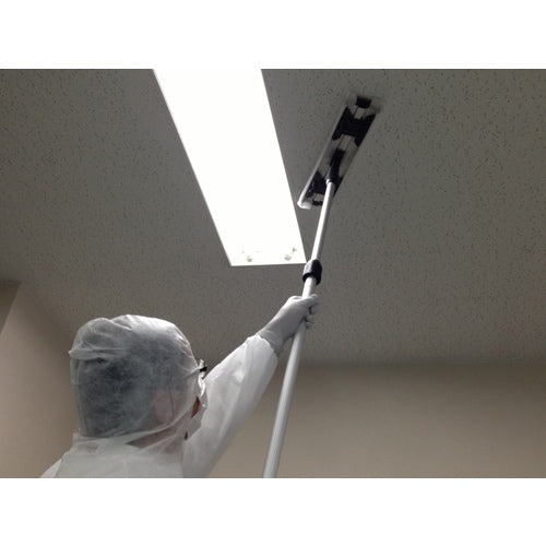 오즈 산업 클린 룸용 걸레 천장용 걸레 세트 폭 450×길이 1300~2360 mm 103382 1 S