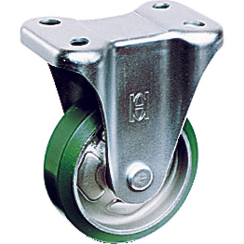 OH Press Caster K Type Medium Load Fixed (with Bearing) Urethane Wheel Wheel Diameter 75mm OHUK-75 1 pc