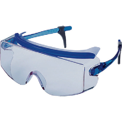 YAMAMOTO Single-lens safety glasses (overglasses type) Single-lens safety (Ultra lens) Lens color/Temple color: Blue CV-737 1 pc