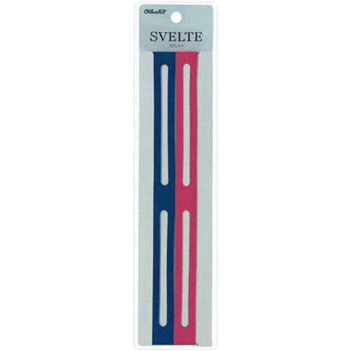 オーバンド　ゴムバンド　ＳＶＥＬＴＥ（スヴェルト）　２本入　番手♯５５×１６ｍｍ　ネイビー／ワインレッド　GRC-060-MX　1 袋