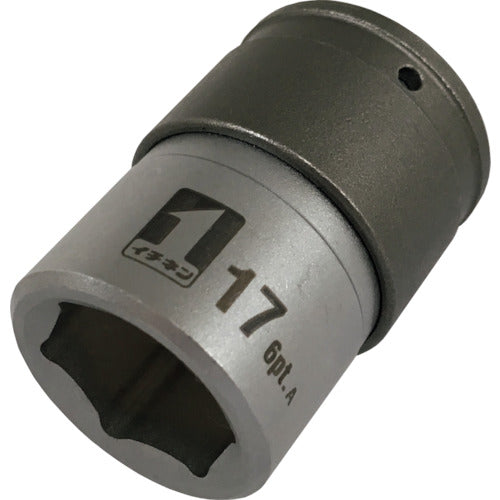 ＭＵＳＴＴＯＯＬ　ＱＣソケット　シングル　１７ｍｍ　ショート　６角　ＩＭ―４Ｗ１７Ｓ―６Ｋ　19802　1 個