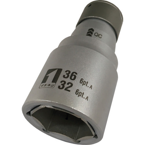 MUSTTOOL QC 소켓 더블 32×36 6각 IM-4W3236O-6K 19826 1개