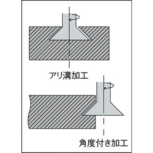 ＦＫＤ　柄付アングルカッター６０°×１０　SAC60X10　1 本