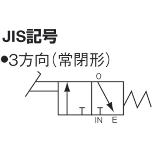 日本精器　３方向足踏バルブ８Ａ　BN-4PA31-8　1 台