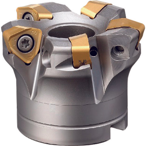 Dijet High Feed Cutting Cutter with Replaceable Tips SKS Extreme Bore Type 5 Blades φ63 Hole Diameter 22mm EXSKS-5063R-22 1 Unit