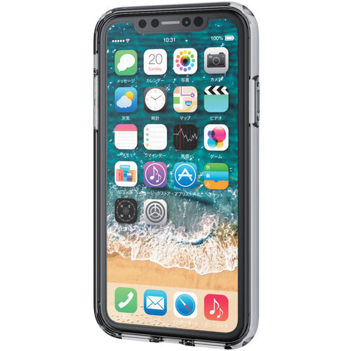 エレコム　ｉＰｈｏｎｅ　ＸＲ用ハイブリッドケース　PM-A18CHVCCR　1 個