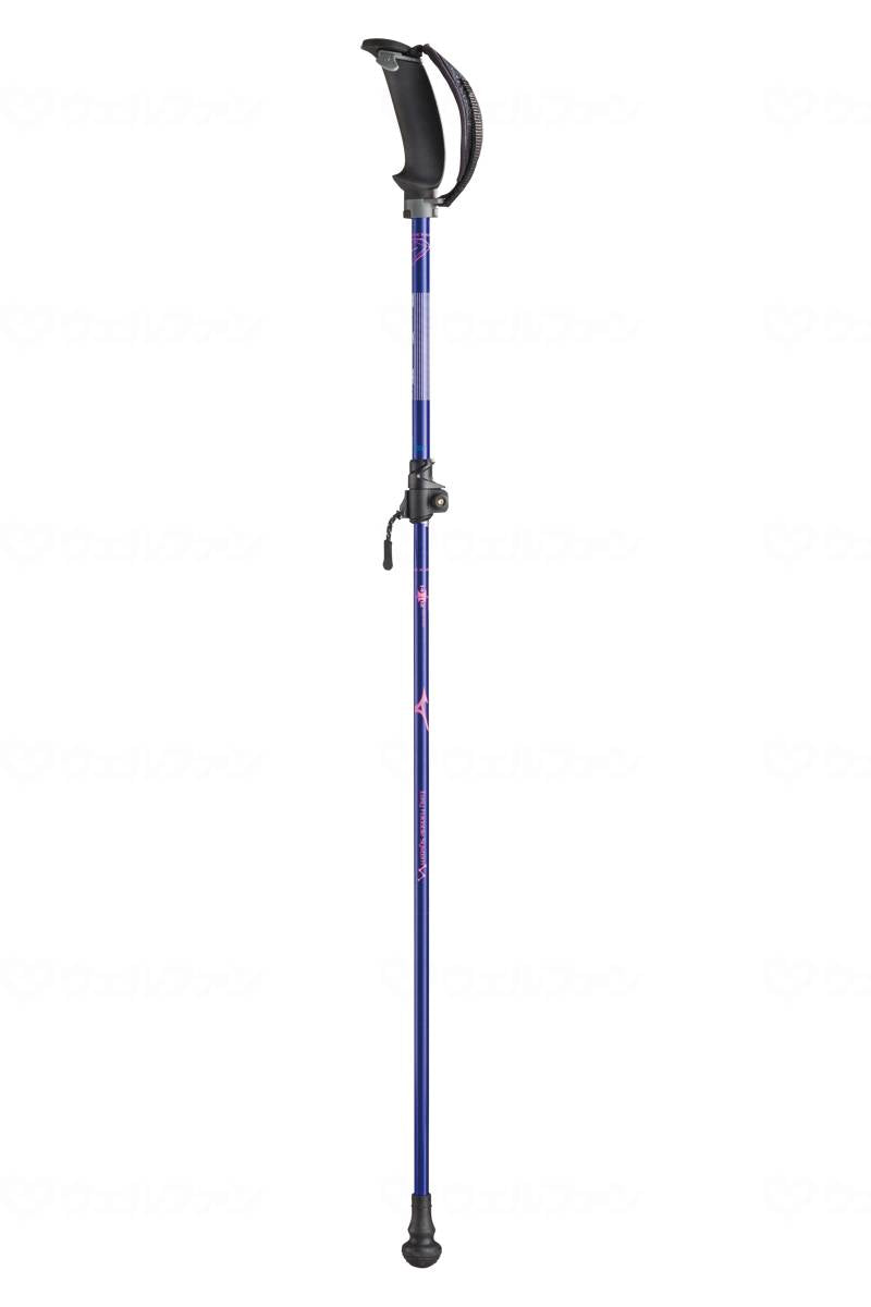 Mizuno folding walking pole royal blue