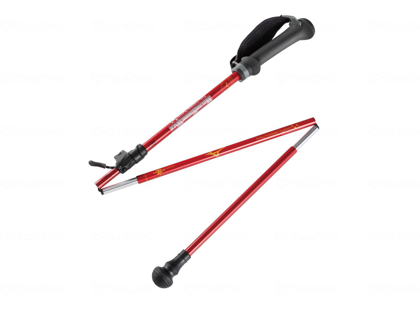 Mizuno folding walking pole royal blue