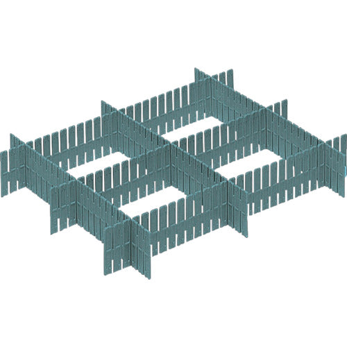サンコー　コンテナ用中仕切　８０００５７　サンセパレーター９０　ライトグレー　800057GLL00　1 個