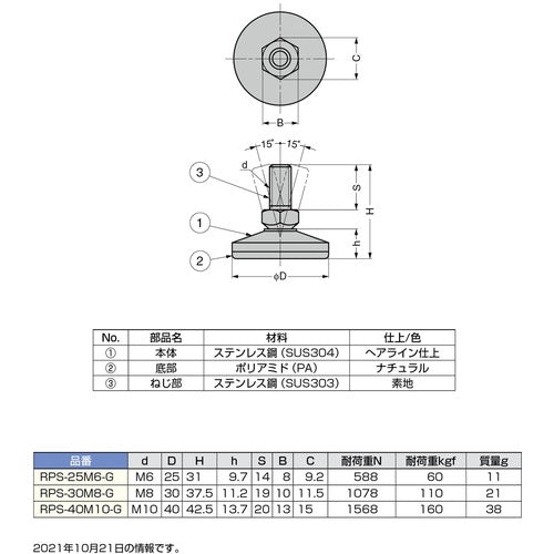 SUGATSUNE (200026996) RPS-40M10-G Stainless Steel Rotary Plane RPS-40M10-G 1 pc