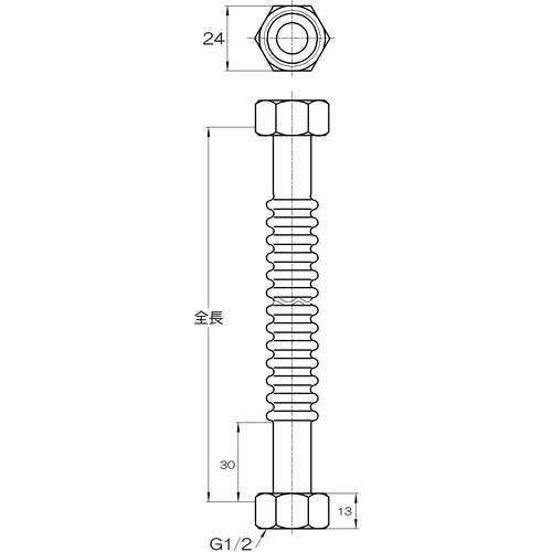 SANEI 벤리칸(단산식) T12-13X300-A 1개