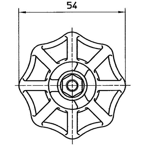 ＳＡＮＥＩ　ストップバルブハンドル　PV30-21S　1 個