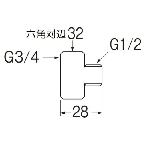ＳＡＮＥＩ　２０Ｘ１３アダプター　T755-20X13　1 個