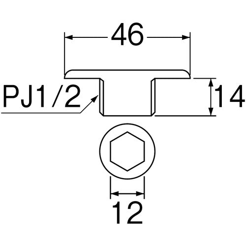 ＳＡＮＥＩ　化粧プラグ　R701-13　1 個