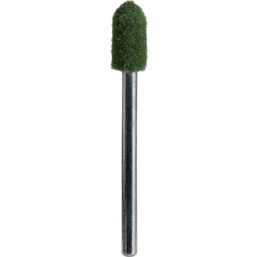 TRUSCO Felt Mini Wheel Bullet Type Φ6 Polishing Green (10 pieces) SF612H-B 1 box