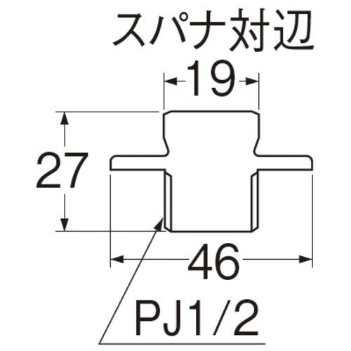 ＳＡＮＥＩ　水栓プラグ　R71-13　1 個