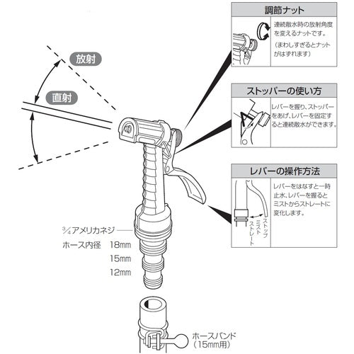 ＳＡＮＥＩ　レバーノズル　PN52　1 個