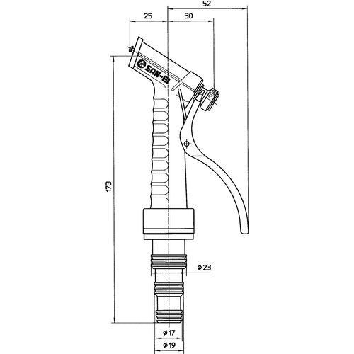 ＳＡＮＥＩ　レバーノズル　PN52　1 個