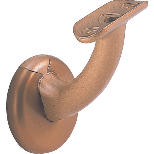 ＭＫ　Ｄ−２６１　３２・３５Φ兼用脱着式壁半受ブラケット（カバー式）　ゴールド　ZD-261-00V　1 個