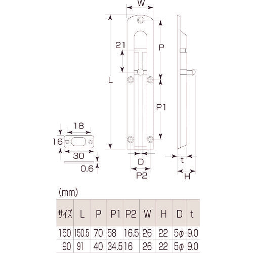 MK Stainless Steel Round Drop 150mm HL S-270-151 1 piece