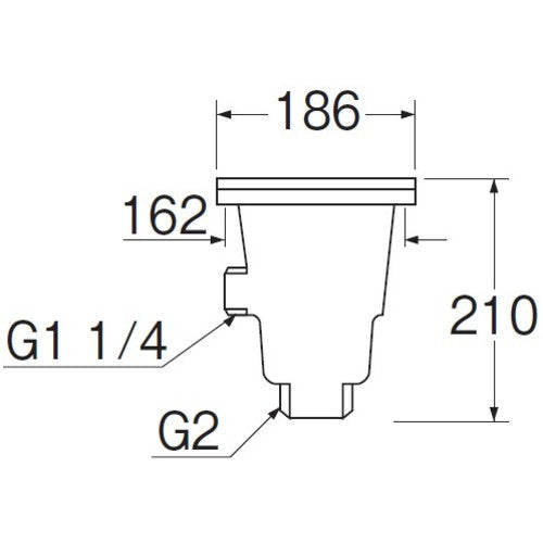 ＳＡＮＥＩ　流し排水栓　H6521　1 個