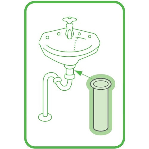 SANEI 편 츠바 직관 PH70-64-25 1개