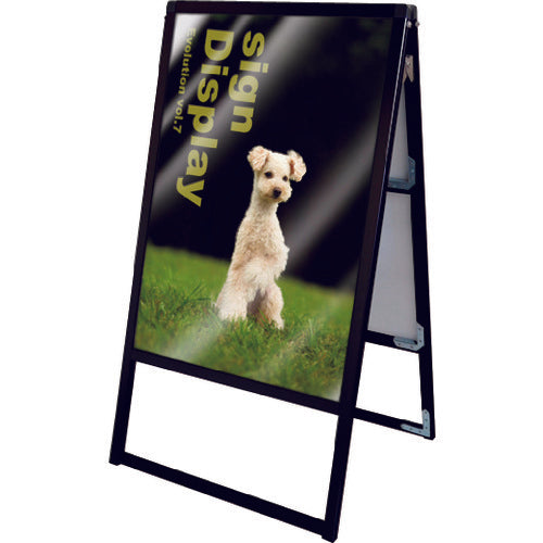 TOKISEI 블랙 바리우스 스탠드 간판 아크릴 타입 B2 양면 BVASKACB2R 1대