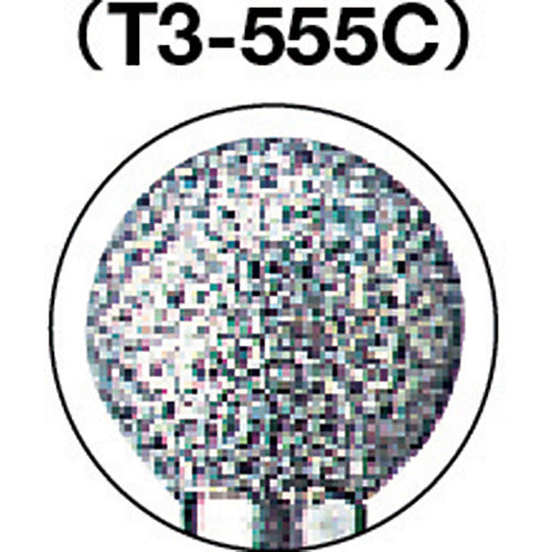 ＴＲＵＳＣＯ　ダイヤモンドバー　Φ６Ｘ軸３　＃１００　T3-555C　1 本