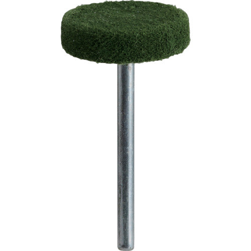 TRUSCO Felt Mini Wheel, Flat, Φ20, For Polishing, Green (10 pieces) SF205S-B 1 box