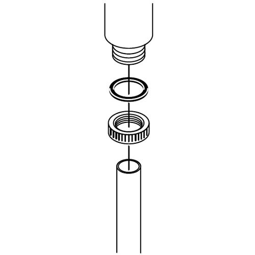 SANEI Cap Nut Set U7-64S 1 piece