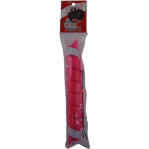 DAIDOHANT Fluorescent Safety Spiral (Fluorescent Safety Sign) Pink 1 piece 10157511 1 piece
