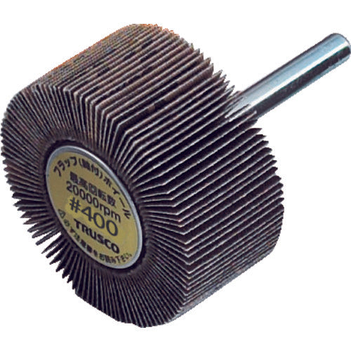 TRUSCO Flap Wheel Outer Diameter 25 x Width 25 x Shaft Diameter 6 (5 pieces) #400 400# UF2525 1 box