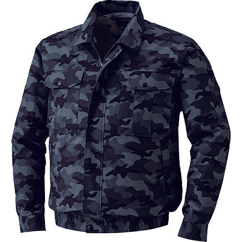 空調服　綿薄手迷彩ワークウェアのみ　チャコール　Ｌ　KU91310-C69-S3　1 着