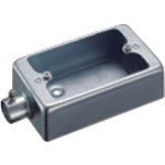 Panasonic Screwless Surface Mount Switch Box, Single Outlet E25 DS70251K 1 Unit